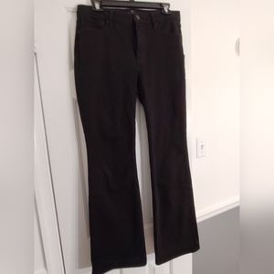 WHBM Skinny Flare jeans size 6, Black denim in EUC
